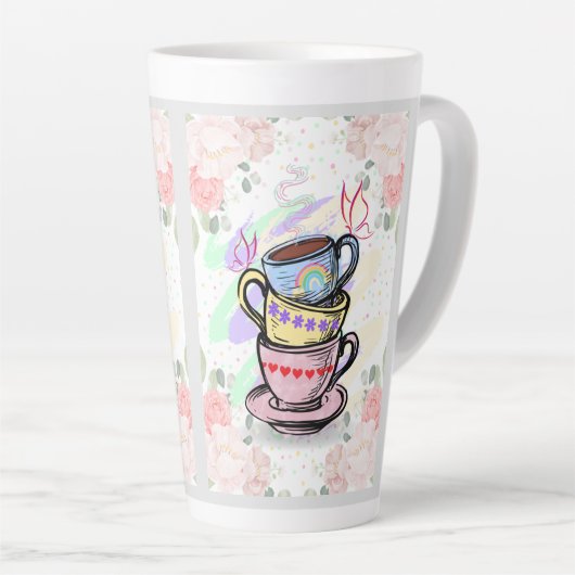 Kaffeekuchen | Große Latte Tasse (Rechte Ecke)