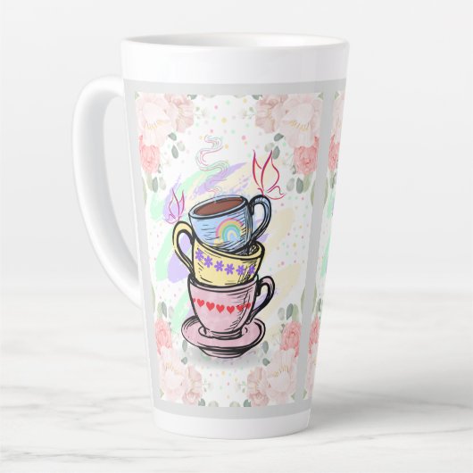 Kaffeekuchen | Große Latte Tasse (Linke Ecke)