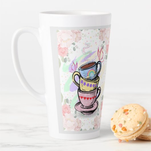 Kaffeekuchen | Große Latte Tasse (Beispiel)