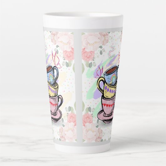 Kaffeekuchen | Große Latte Tasse (Vorderseite)