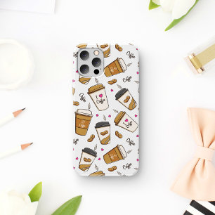 Kaffeekuchen, Kaffeebohnen, Kaffee Lover, Herzen Case-Mate iPhone Hülle