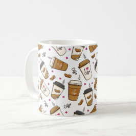 Kaffeekuchen, Kaffeebohnen, Kaffee Lover, Herzen Kaffeetasse