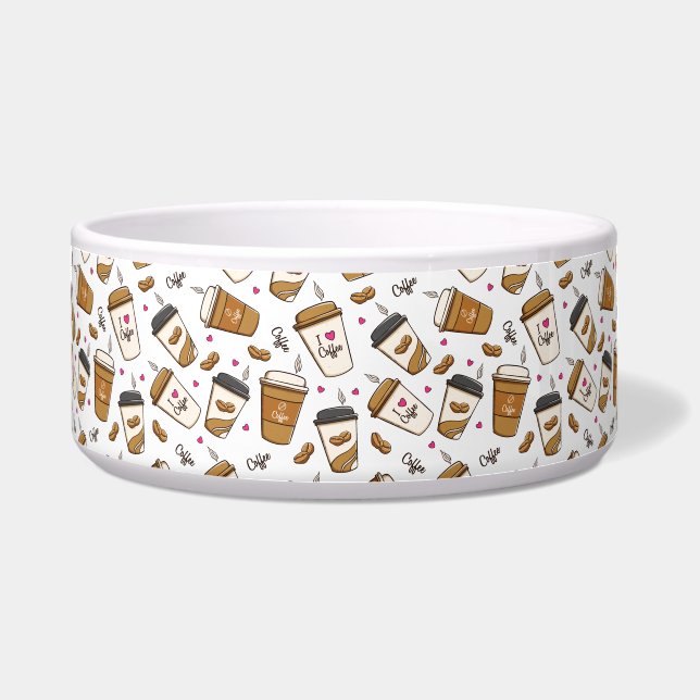 Kaffeekuchen, Kaffeebohnen, Kaffee Lover, Herzen Napf (Vorderseite)