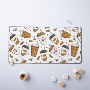 Kaffeekuchen, Kaffeebohnen, Kaffee Lover, Herzen Schreibtischunterlage