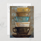 Kaffeekuchen Postkarte (Vorne/Hinten)