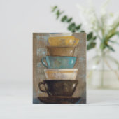 Kaffeekuchen Postkarte (Stehend Vorderseite)