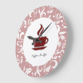 Kaffeeküchenuhren Große Wanduhr (Winkel)