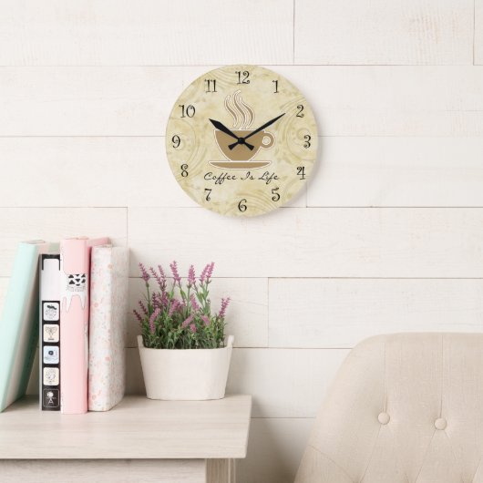 Kaffeeküchenuhren Große Wanduhr (Lesesaal)