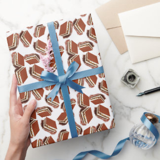 Kaffeekuchmuster Geschenkpapier