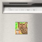 Kaffeekuhu am Morgen Magnet (In Situ (Geschirrspüler))