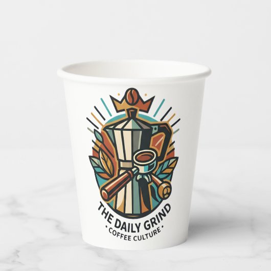 Kaffeekultur-Tasse Pappbecher (Vorderseite)