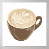 Kaffeekulturkunst Poster (Vorne)