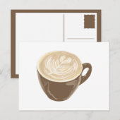 Kaffeekulturkunst Postkarte (Vorne/Hinten)