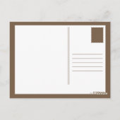 Kaffeekulturkunst Postkarte (Rückseite)
