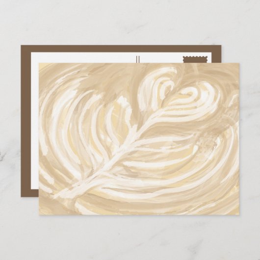 Kaffeekulturkunst Postkarte (Vorne/Hinten)