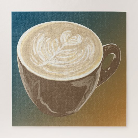 Kaffeekulturkunst Puzzle (Vertikal)