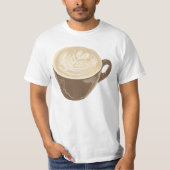 Kaffeekulturkunst T-Shirt (Vorderseite)