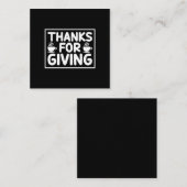 Kaffeekunst danke für die Geschenke Mitteilungskarte (Vorne/Hinten)