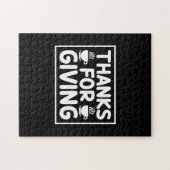 Kaffeekunst danke für die Geschenke Puzzle (Horizontal)