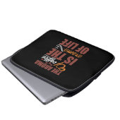 Kaffeekunst das Raume des Kaffees Laptopschutzhülle (Vorne Knopf)