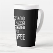 Kaffeekunst heute ist gute Laune Milchtasse (Rechte Ecke)