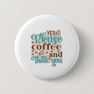 Kaffeekunst Kaffee Und Denken Sie Button