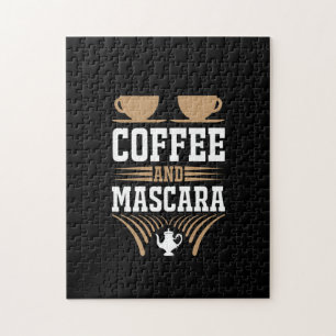 Kaffeekunst Kaffee Und Mascara Puzzle