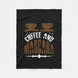 Kaffeekunst Kaffee Und Wimperntusche Fleecedecke