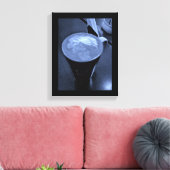 Kaffeekunst Leinwanddruck (Insitu (Wohnzimmer))