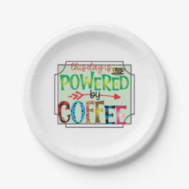 Kaffeekunst mit Kaffee 2 Pappteller