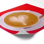 Kaffeekunst Poster (Ecke)