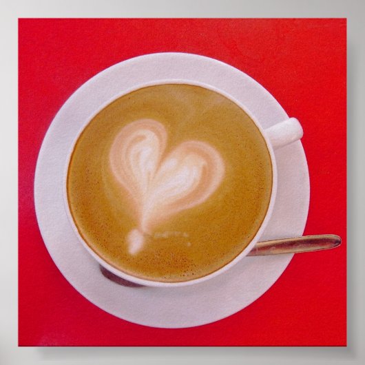 Kaffeekunst Poster (Vorne)