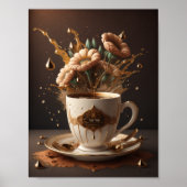 Kaffeekunst Poster (Vorne)