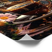 Kaffeekunst Poster (Ecke)