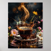 Kaffeekunst Poster (Vorne)