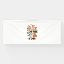Kaffeekunst trinken Sie Kaffee Banner