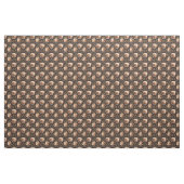 Kaffeekuppen auf Dunkelbraun Stoff (Yard (91,4 cm))