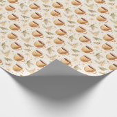 Kaffeekuppen auf Off-White Geschenkpapier (Ecke)