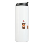 Kaffeekürbis Herbst Thermosbecher (Nach links gedreht)