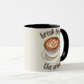 Kaffeelatte-Kaffeetasse Tasse (VorderseiteRechts)