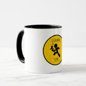 Kaffeelauf Tasse (Vorderseite Links)