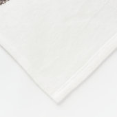 Kaffeeliebende Froschbücher Fleecedecke (Ecke)
