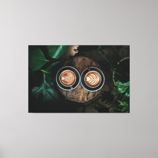 Kaffeeliebhaber 60x40 Wall Art Great Gift Idea Leinwanddruck (Vorderseite)