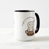 Kaffeeliebhaber Ausdrucksvolle Tasse (VorderseiteRechts)