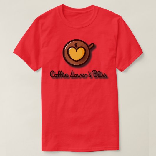 Kaffeeliebhaber Bliss 2 T-Shirt (Design vorne)