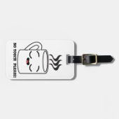 Kaffeeliebhaber, essbar gepäckanhänger (Vorderseite horizontal)