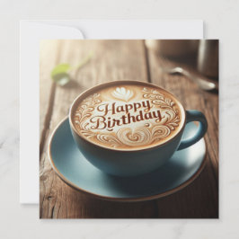 Kaffeeliebhaber Geburtstagskarte 