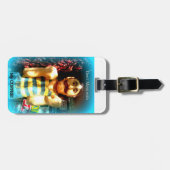 Kaffeeliebhaber Gepäckanhänger (Vorderseite horizontal)