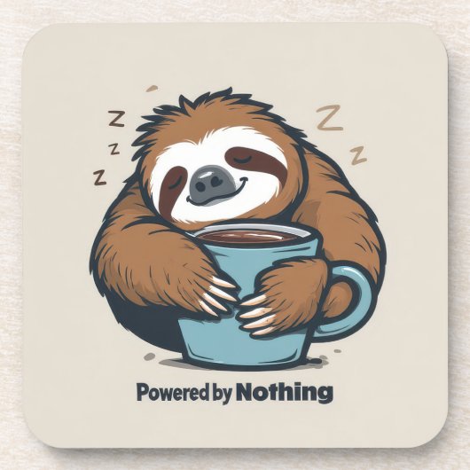 Kaffeeliebhaber Getränkeuntersetzer (Vorderseite)