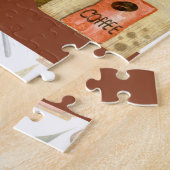 Kaffeeliebhaber-Gnom-Puzzle Puzzle (Seite)